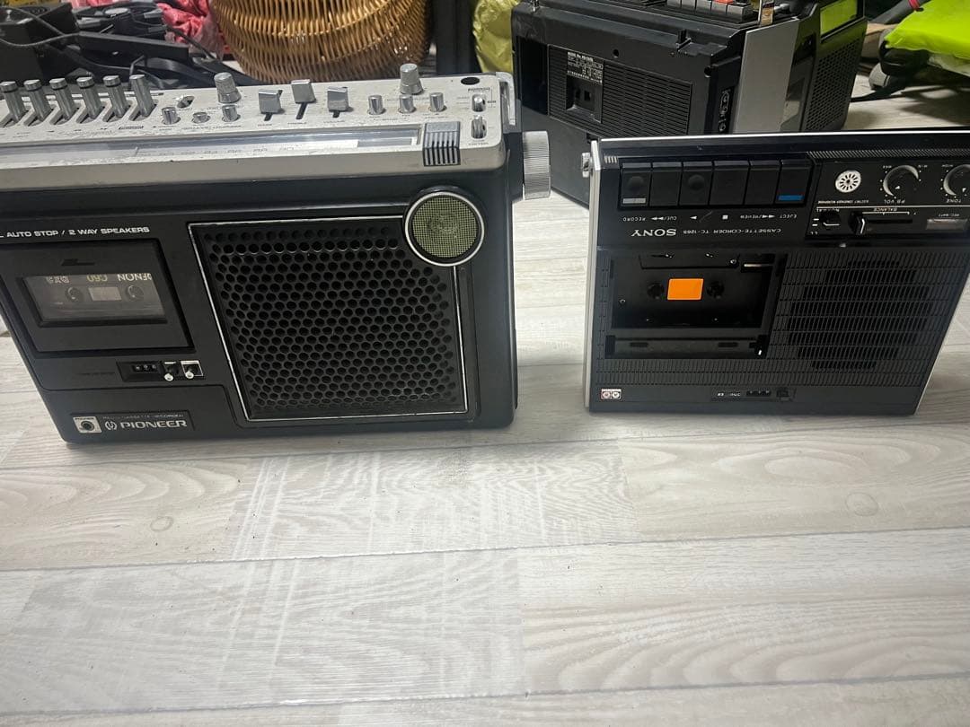 ビンテージラジカセ4台セットギャング品