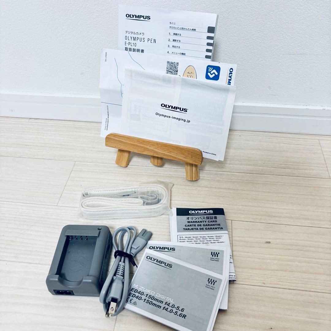 OLYMPUS PEN E-PL10 ホワイト レンズセット