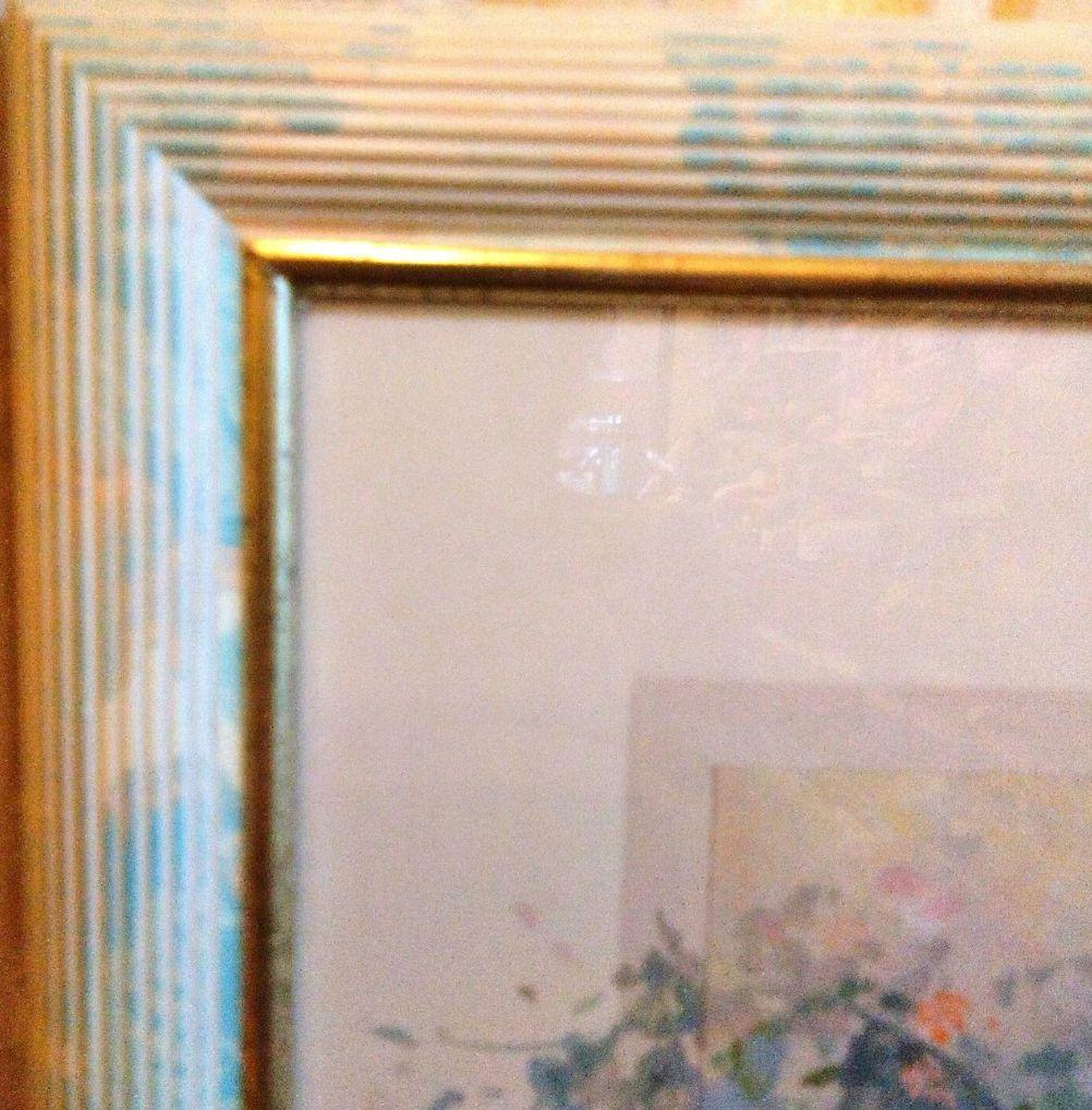 額絵　少女たちと花園　ファンタジー