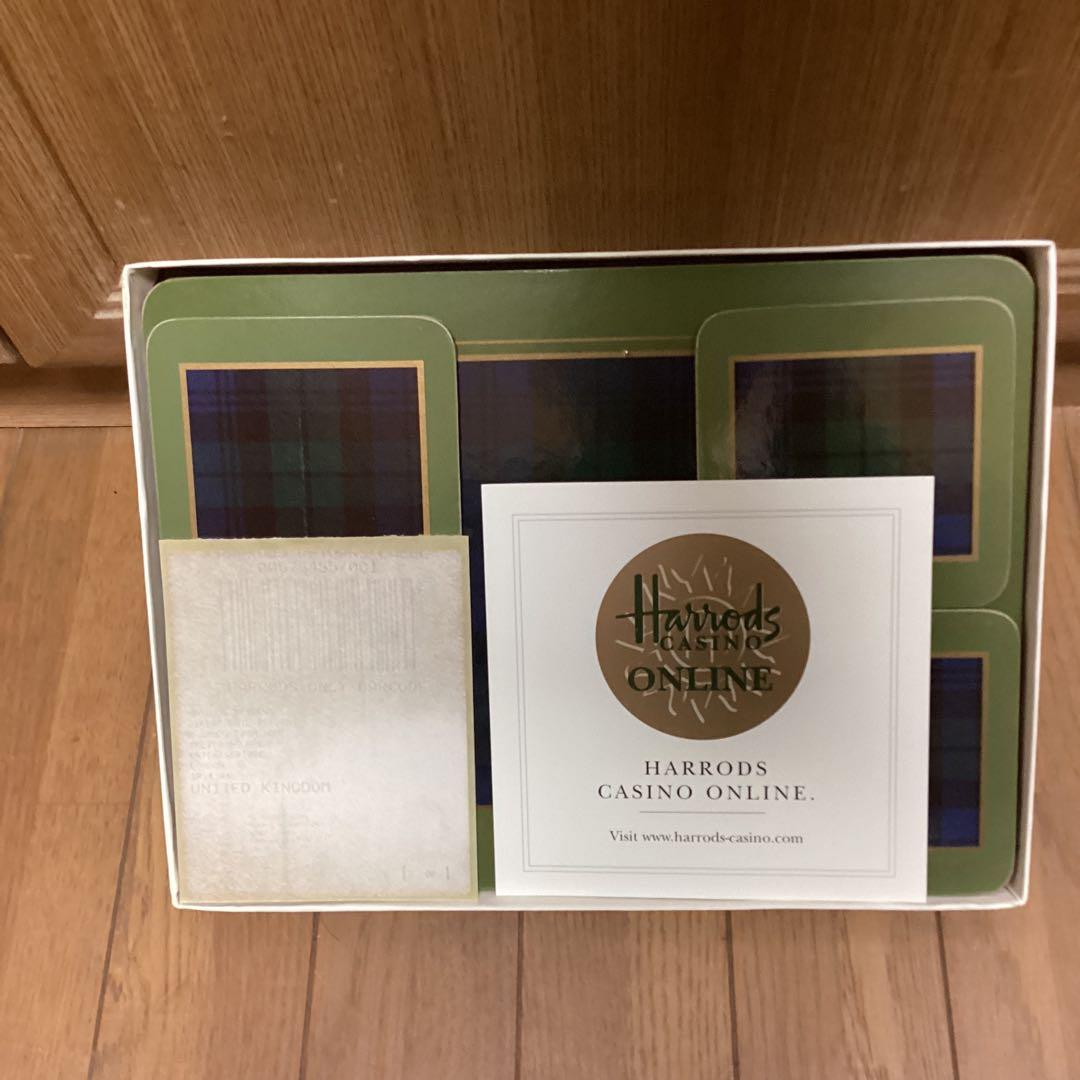 ハロッズナイトブリッジ　《テーブルマット４枚　コースター４枚》ハロッズより直輸入