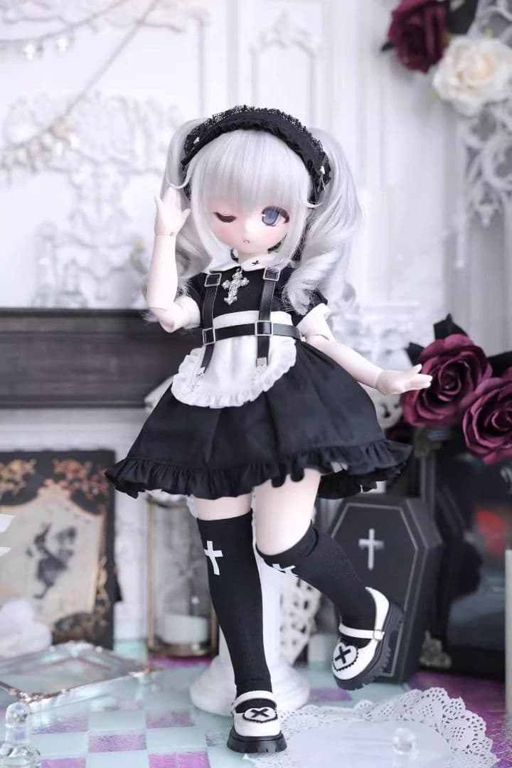AX708 bjd 1/4 ドール 衣装 セーラー服 ハンドメイド