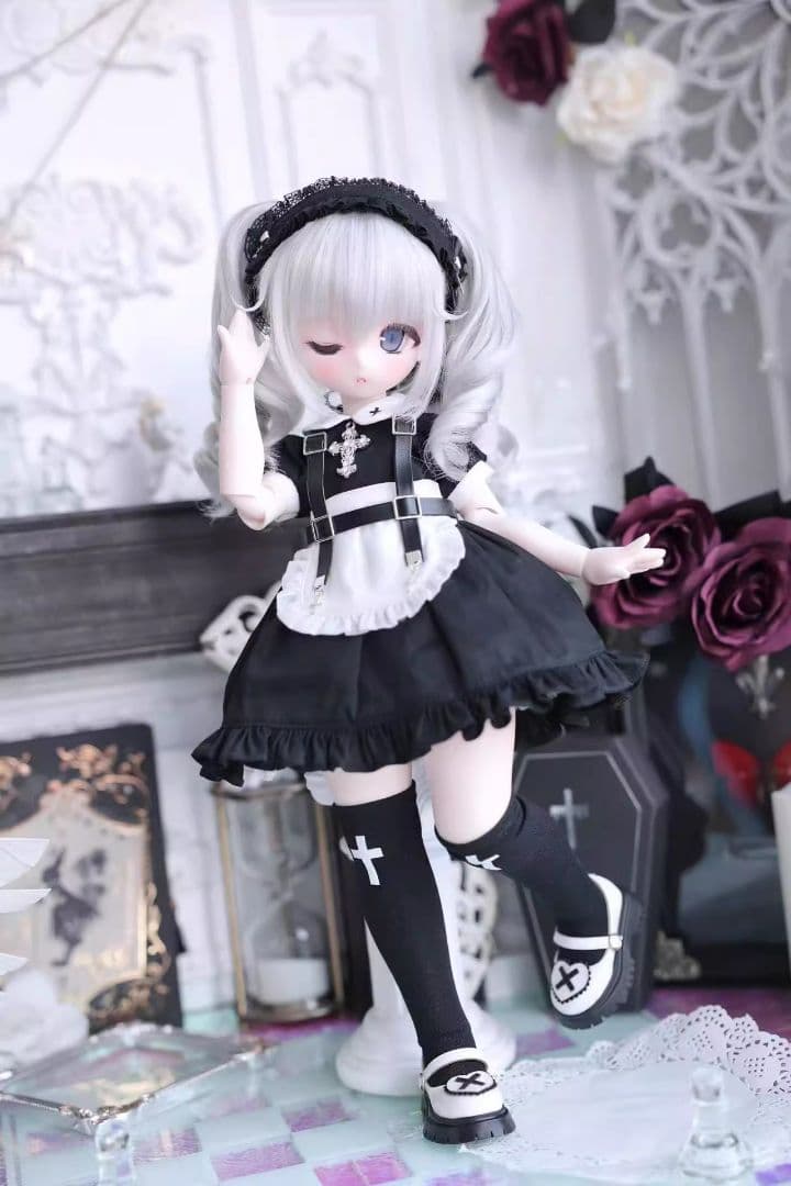 AX708 bjd 1/4 ドール 衣装 セーラー服 ハンドメイド