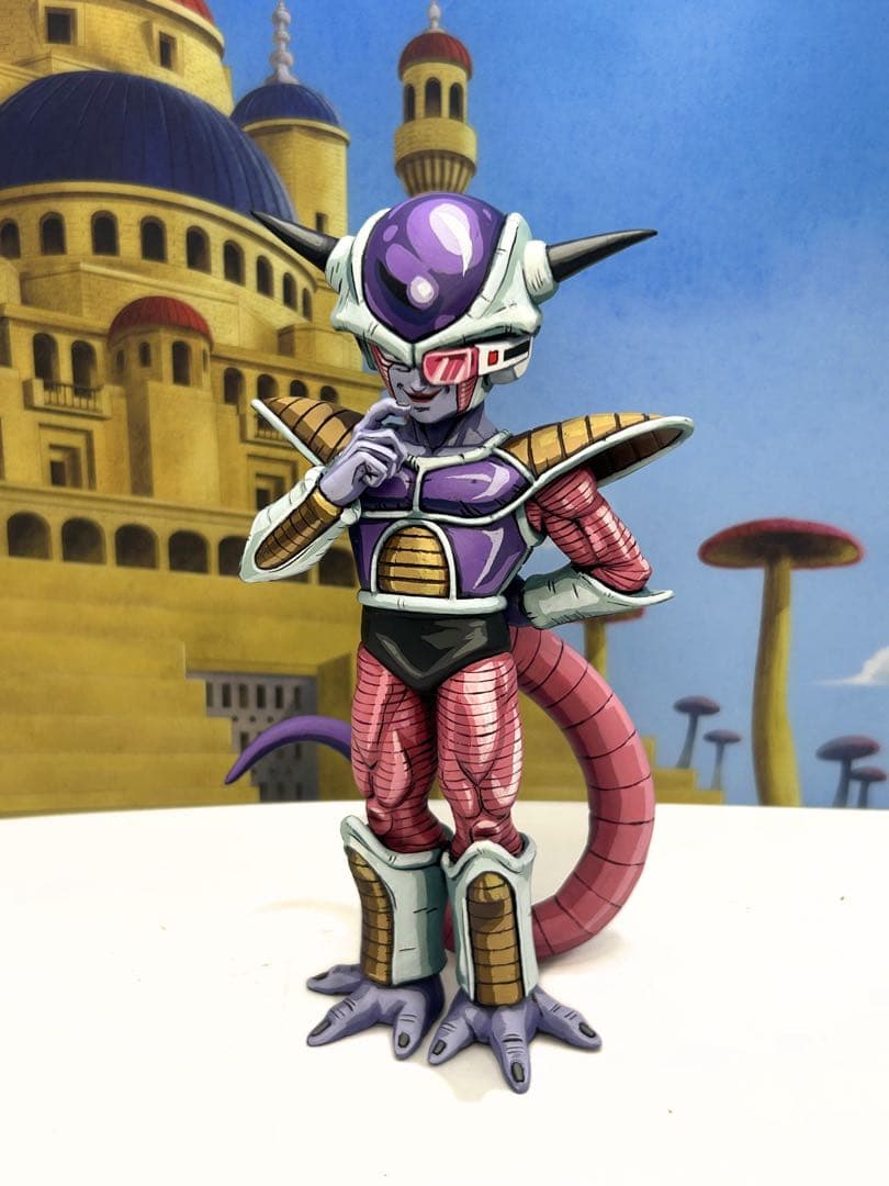 ドラゴンボール　フィギュア　フリーザ　二次元彩色　リペイント　出陣