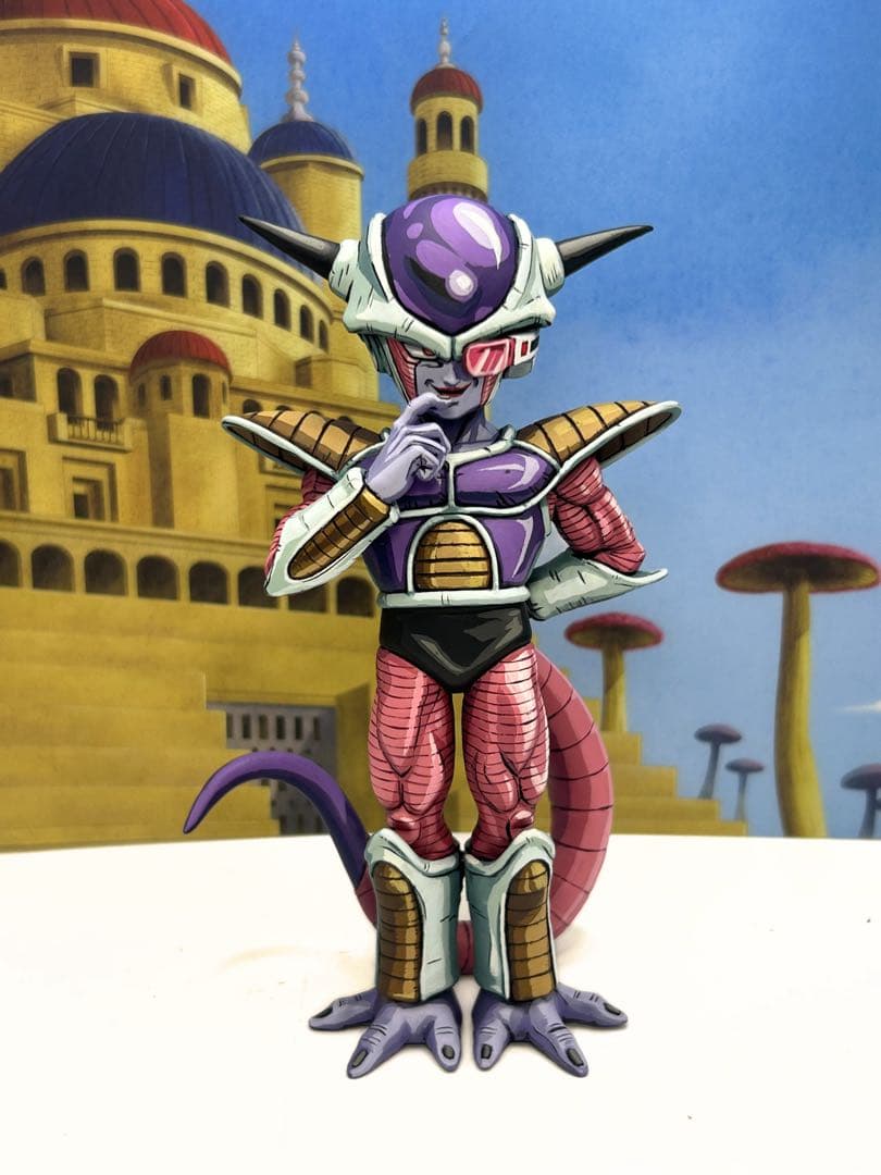 ドラゴンボール　フィギュア　フリーザ　二次元彩色　リペイント　出陣