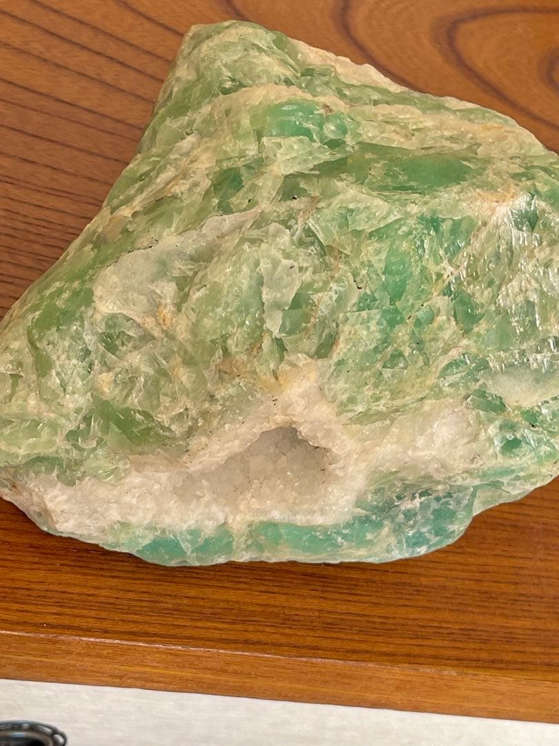 巨大　フローライト約4300g 蛍石　ラリマー アマゾナイト　翡翠　原石 鑑賞石