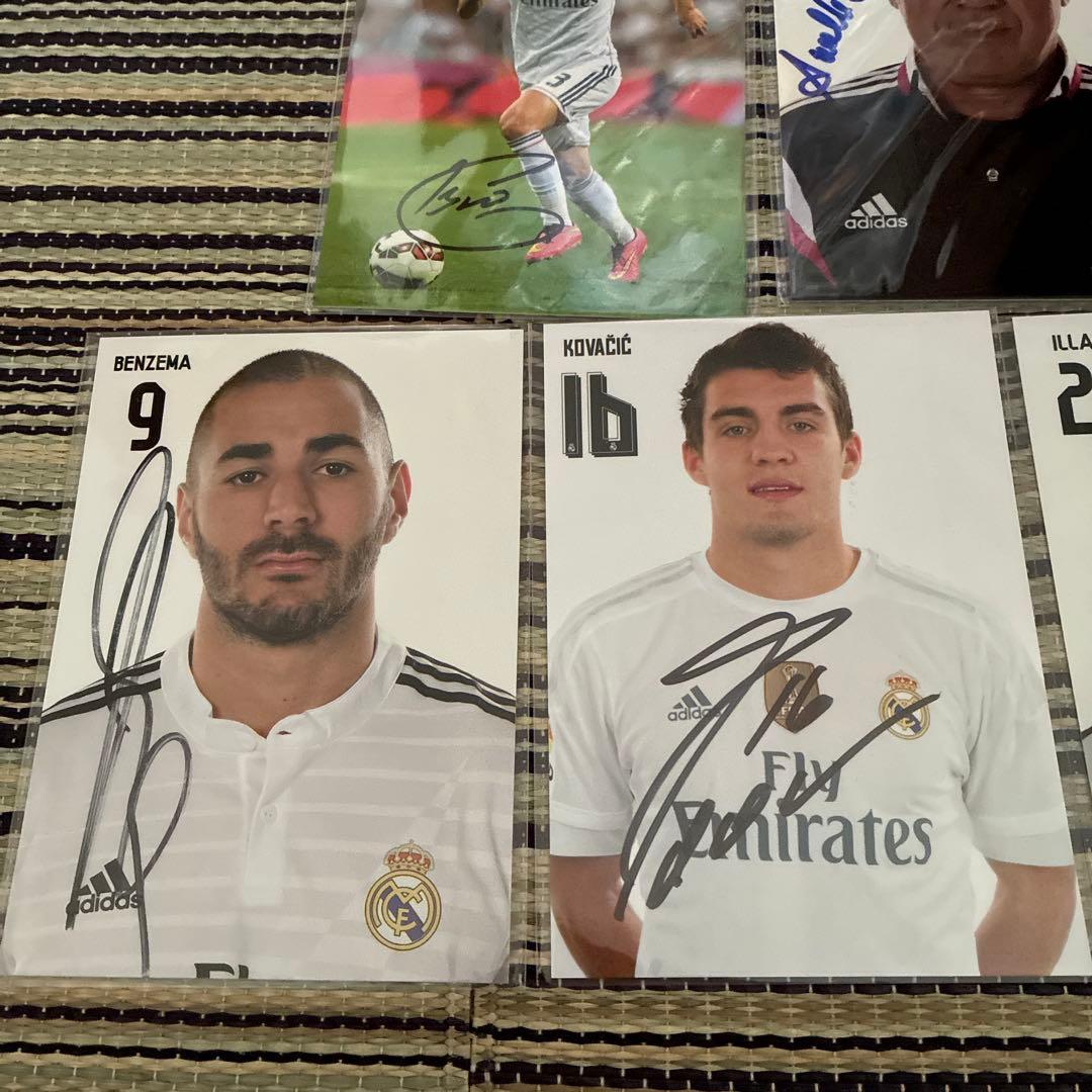 レアルマドリード オートグラフカード 5枚セット 公式発行