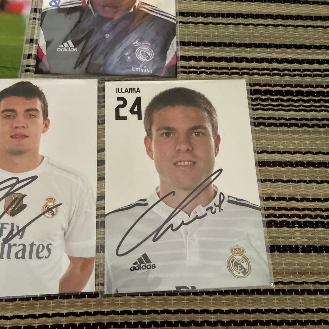 レアルマドリード オートグラフカード 5枚セット 公式発行