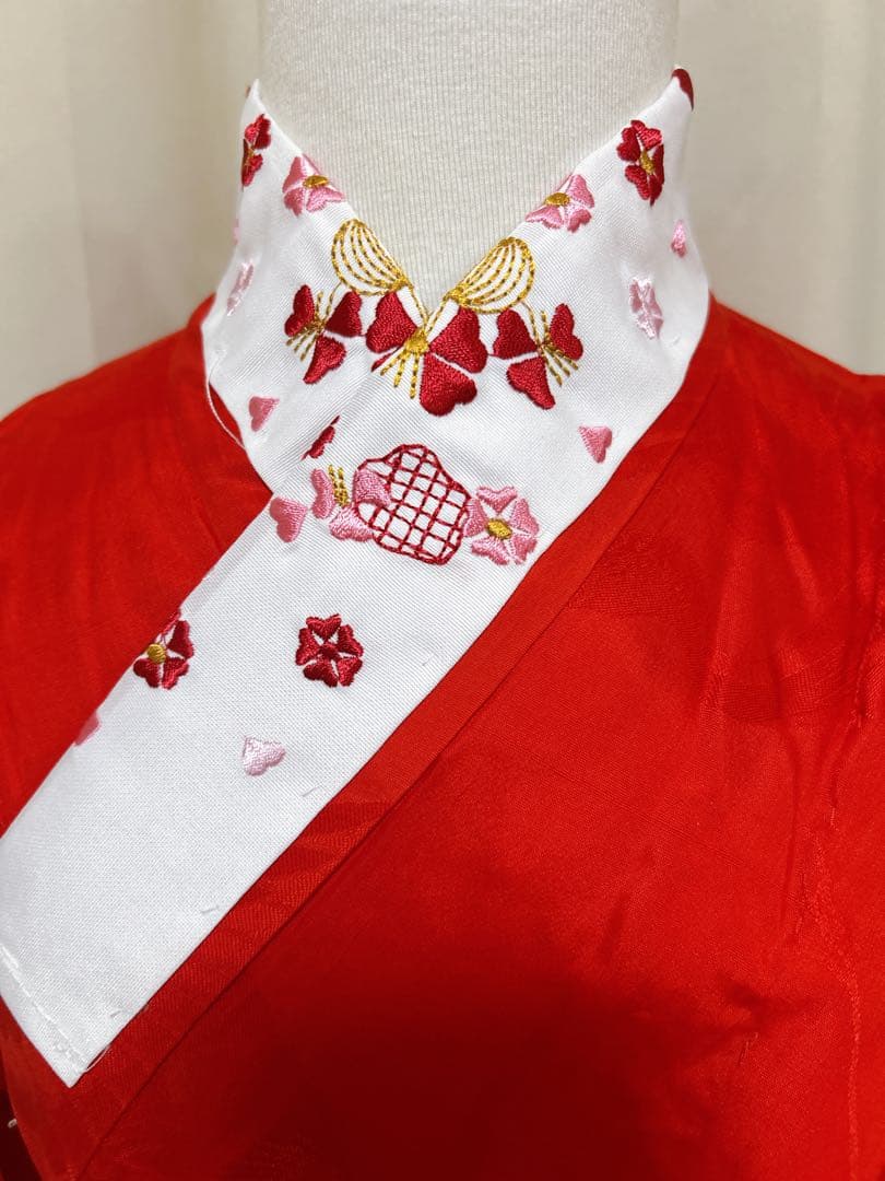 小さめ7歳セット♡七五三　5歳から7歳　女の子　セット　一式　黄緑系