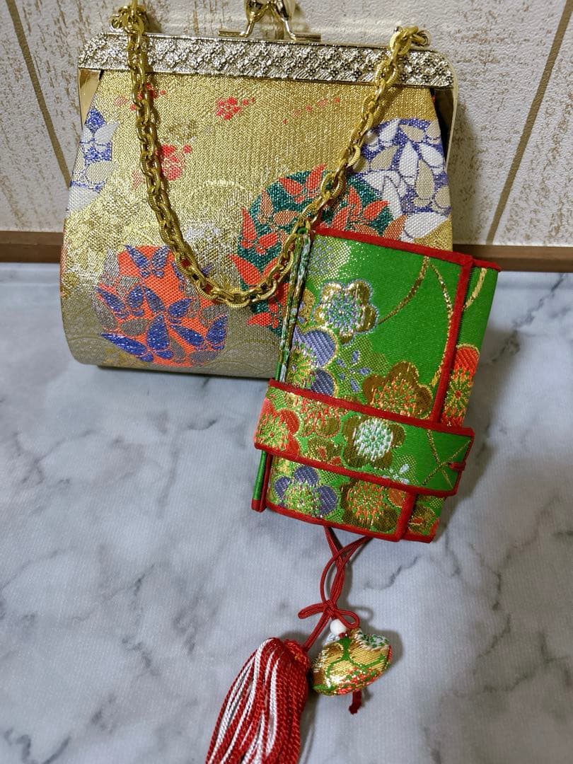 小さめ7歳セット♡七五三　5歳から7歳　女の子　セット　一式　黄緑系