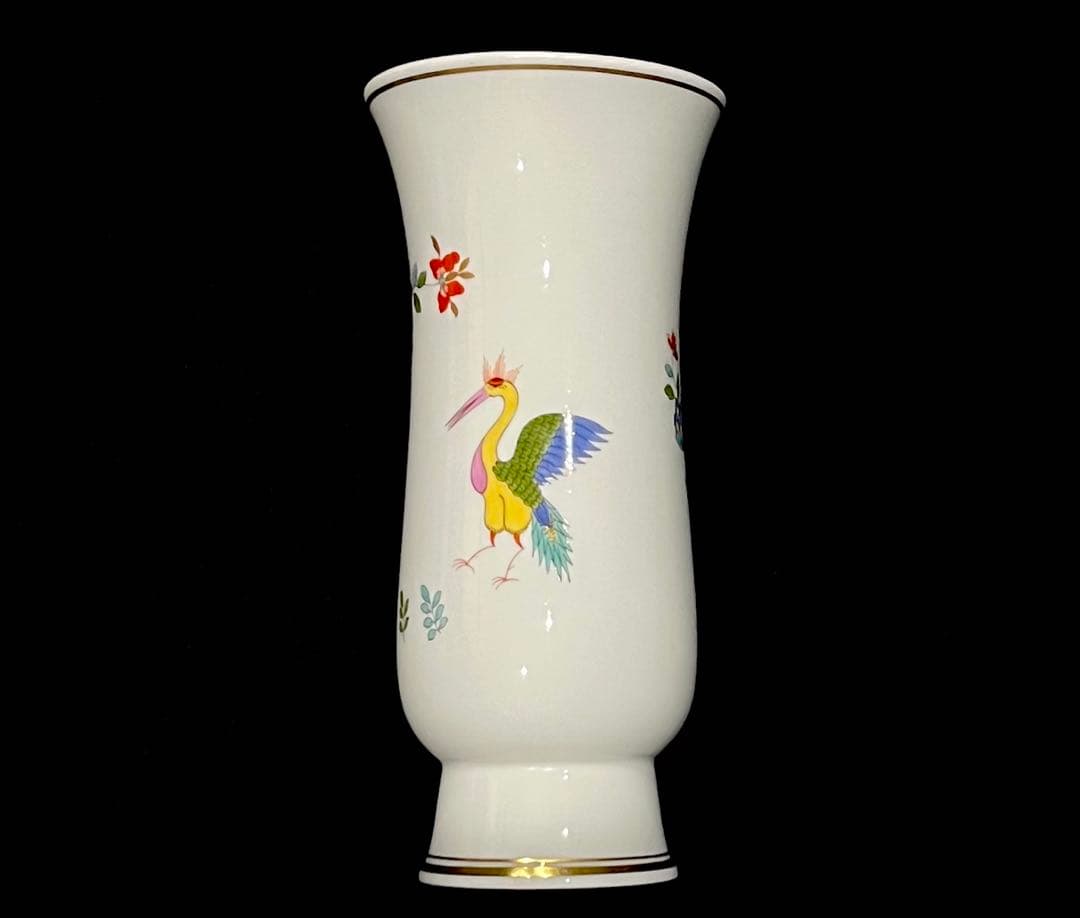 Meissen マイセン/※稀少 1級品 柿右衛門様式 獅子 鳳凰　花瓶