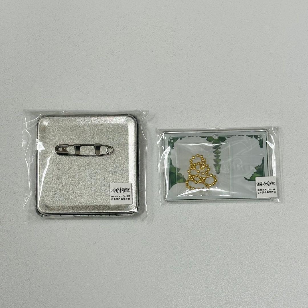 鬼滅の刃 モクテルバー　不死川 実弥　グリッター缶バッジ　アクリルチャーム