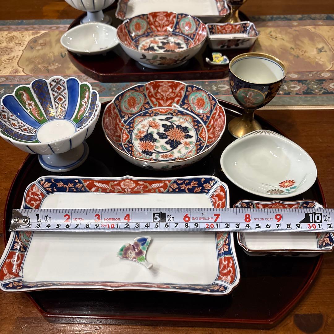 特選✨古伊万里　金彩✨お2人様お膳