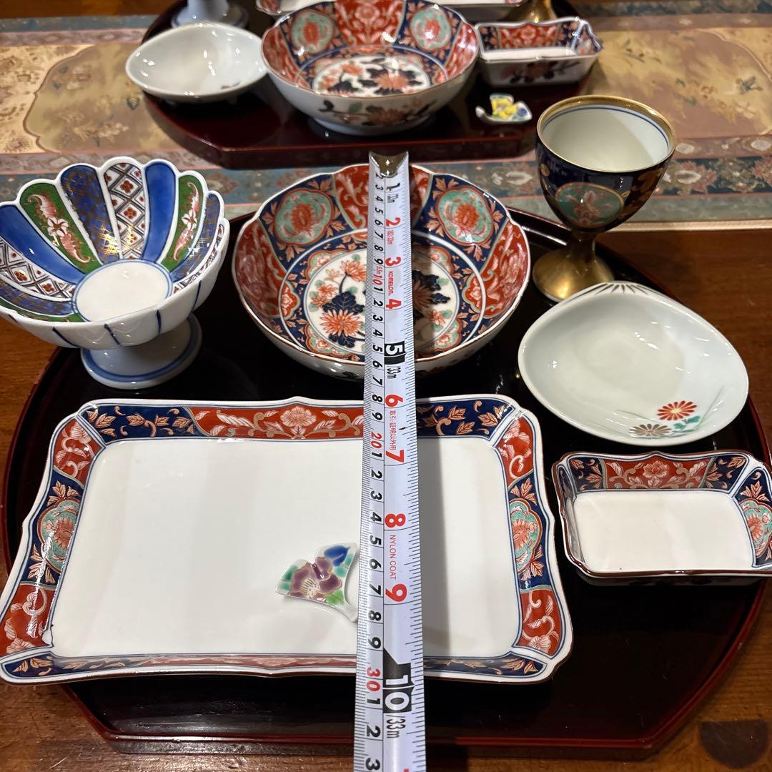 特選✨古伊万里　金彩✨お2人様お膳