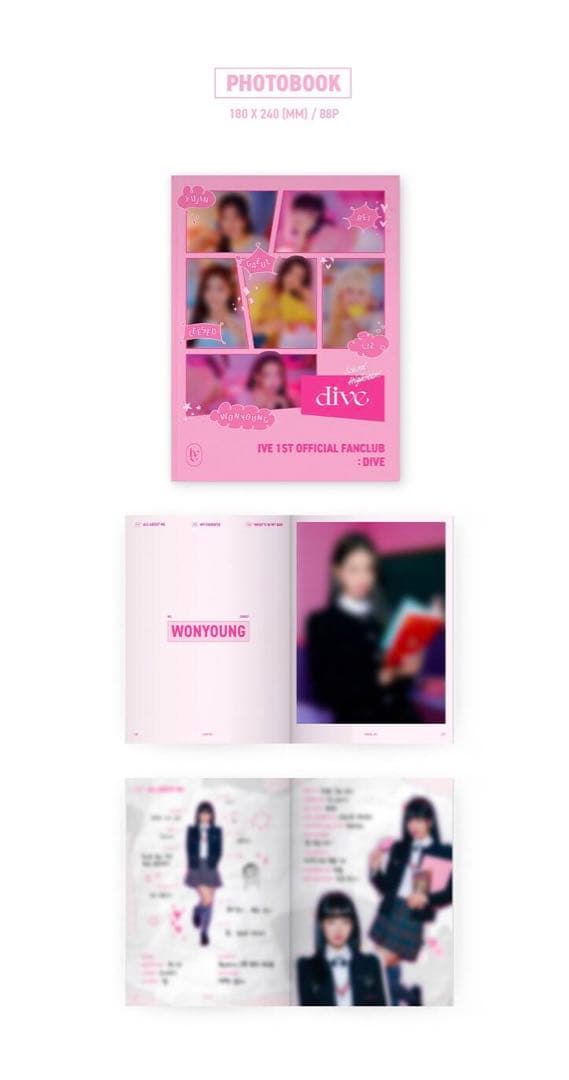 ive 新品未開封 FC ファンクラブ 本国 1期 DIVE kit キット