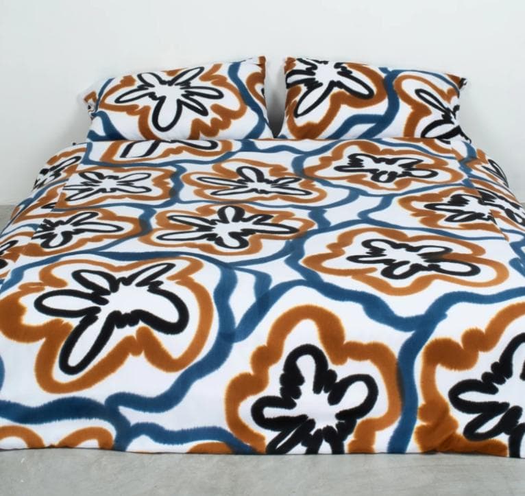 SUKU  リズム　シングル掛け布団カバーセット（枕カバー1枚付）