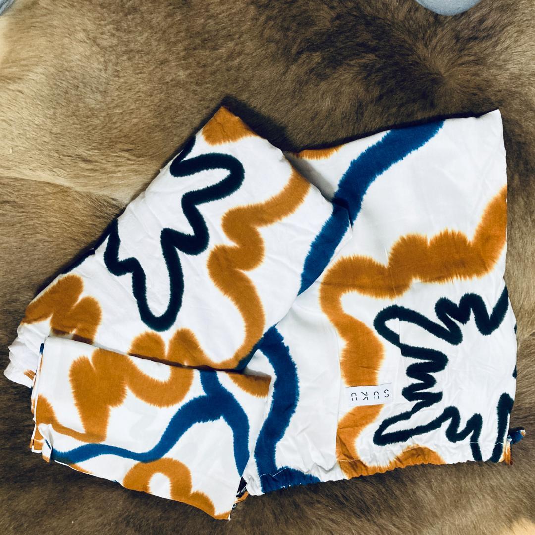 SUKU  リズム　シングル掛け布団カバーセット（枕カバー1枚付）