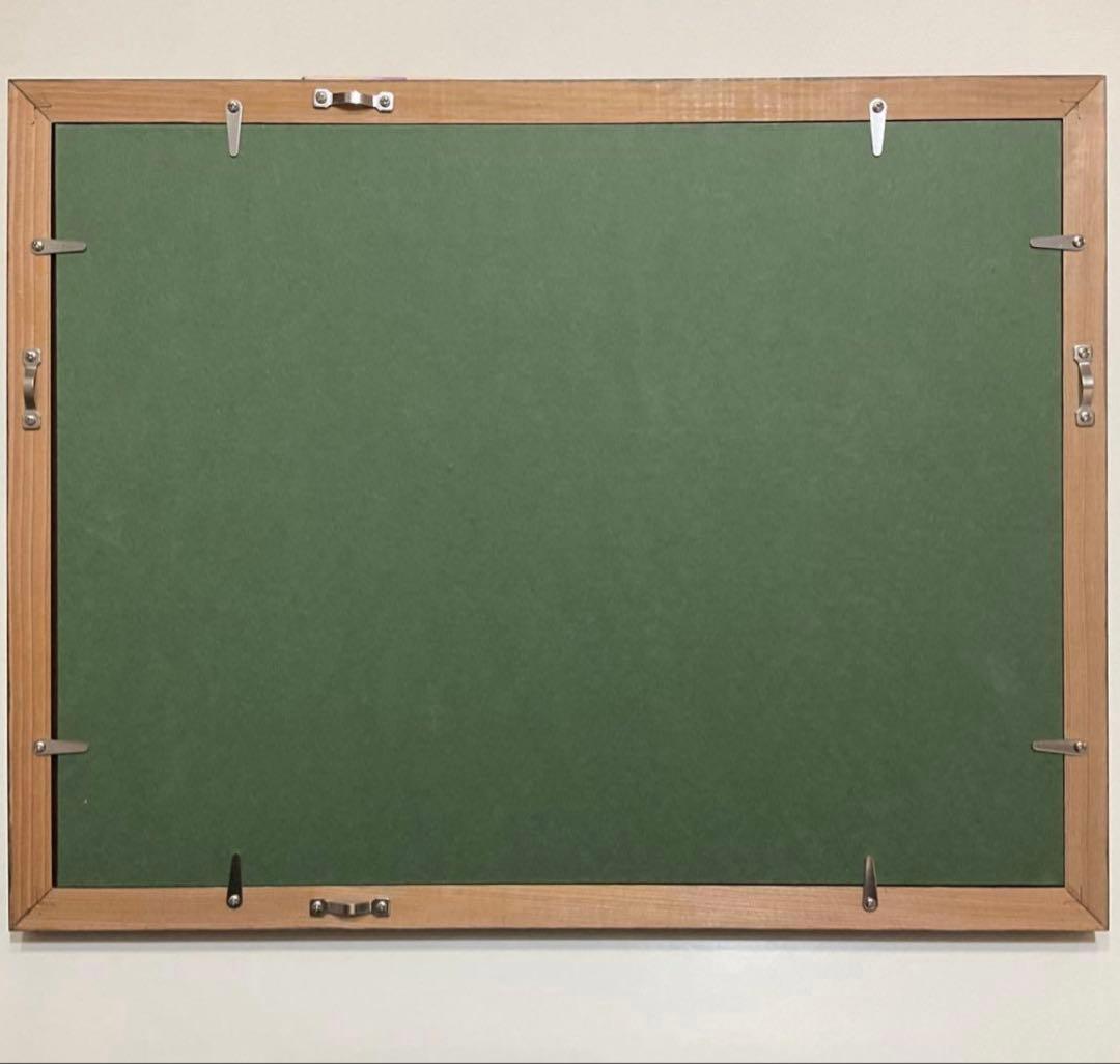 絵画・額縁・版画・織田義郎・銅版画+手彩色・ノイシュバンシュタインⅩⅩⅠ・美術品