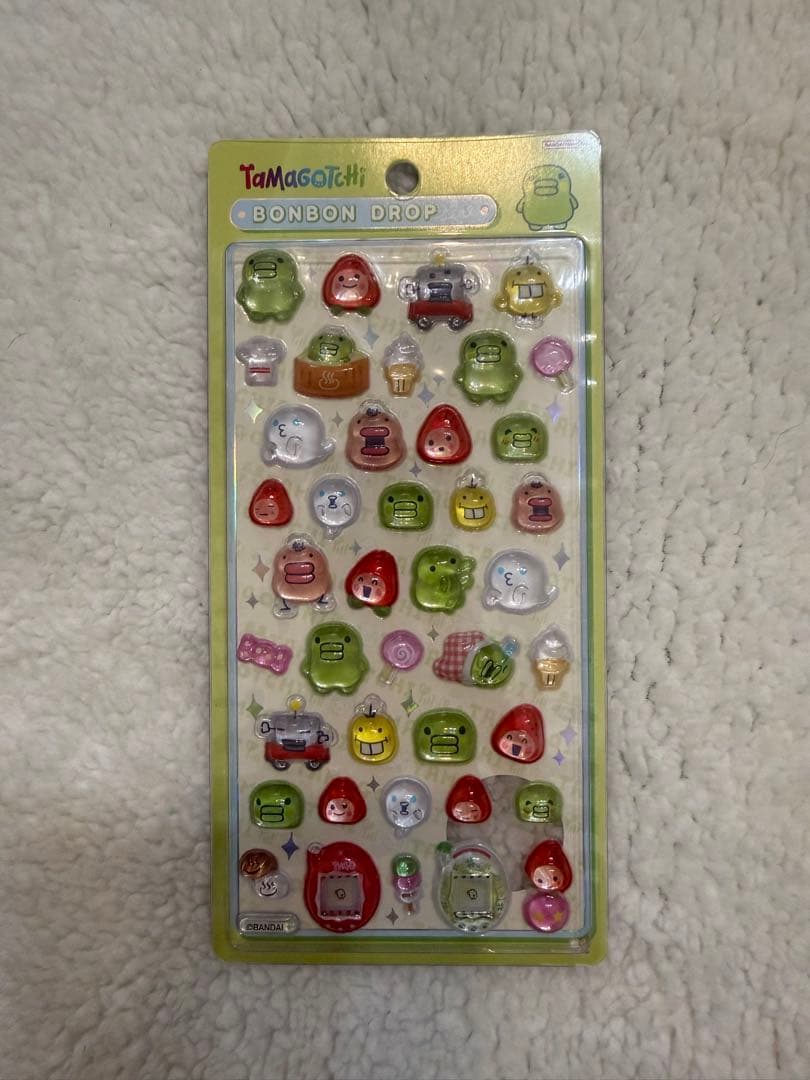 ボンボンドロップシール たまごっち うるちゅる モンチッチ おはじきシール