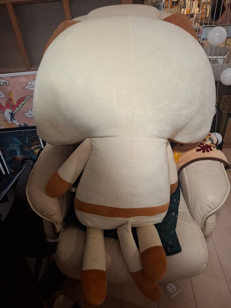 希少 巨大 大きい アイルー モンハン ぽかぽかアイルー村 ぬいぐるみ