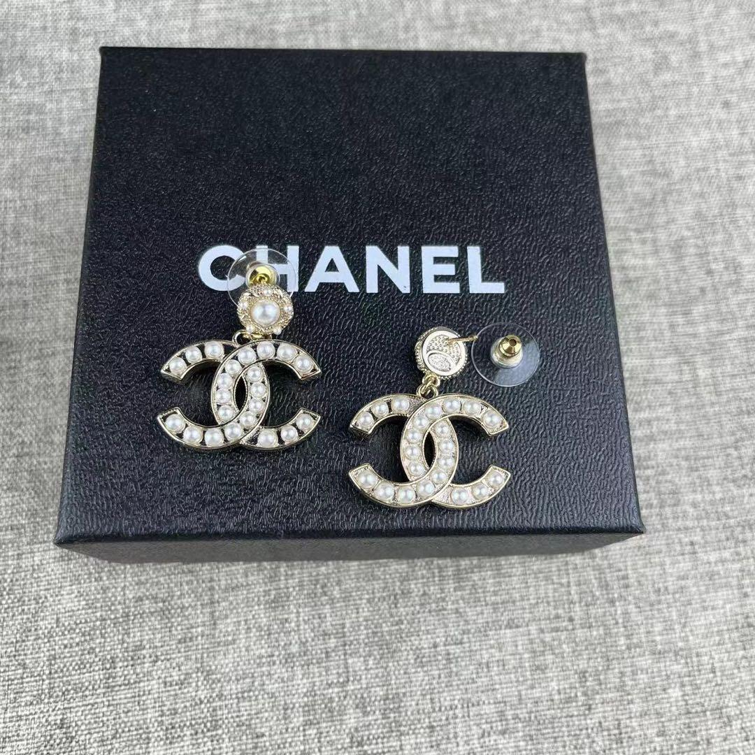 ノベルティ CHANEL ピアス ココマークCCロゴ ゴールド