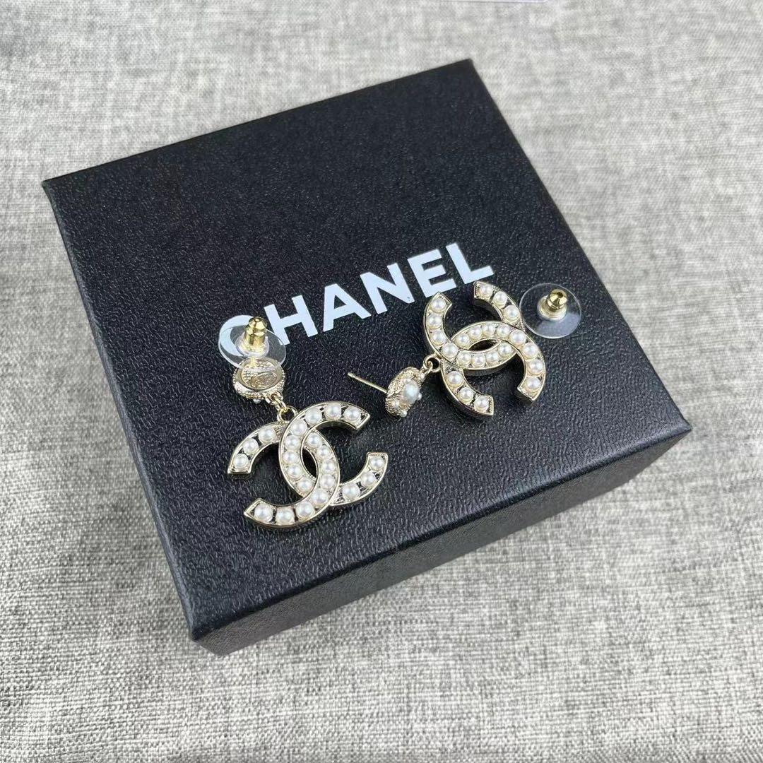 ノベルティ CHANEL ピアス ココマークCCロゴ ゴールド