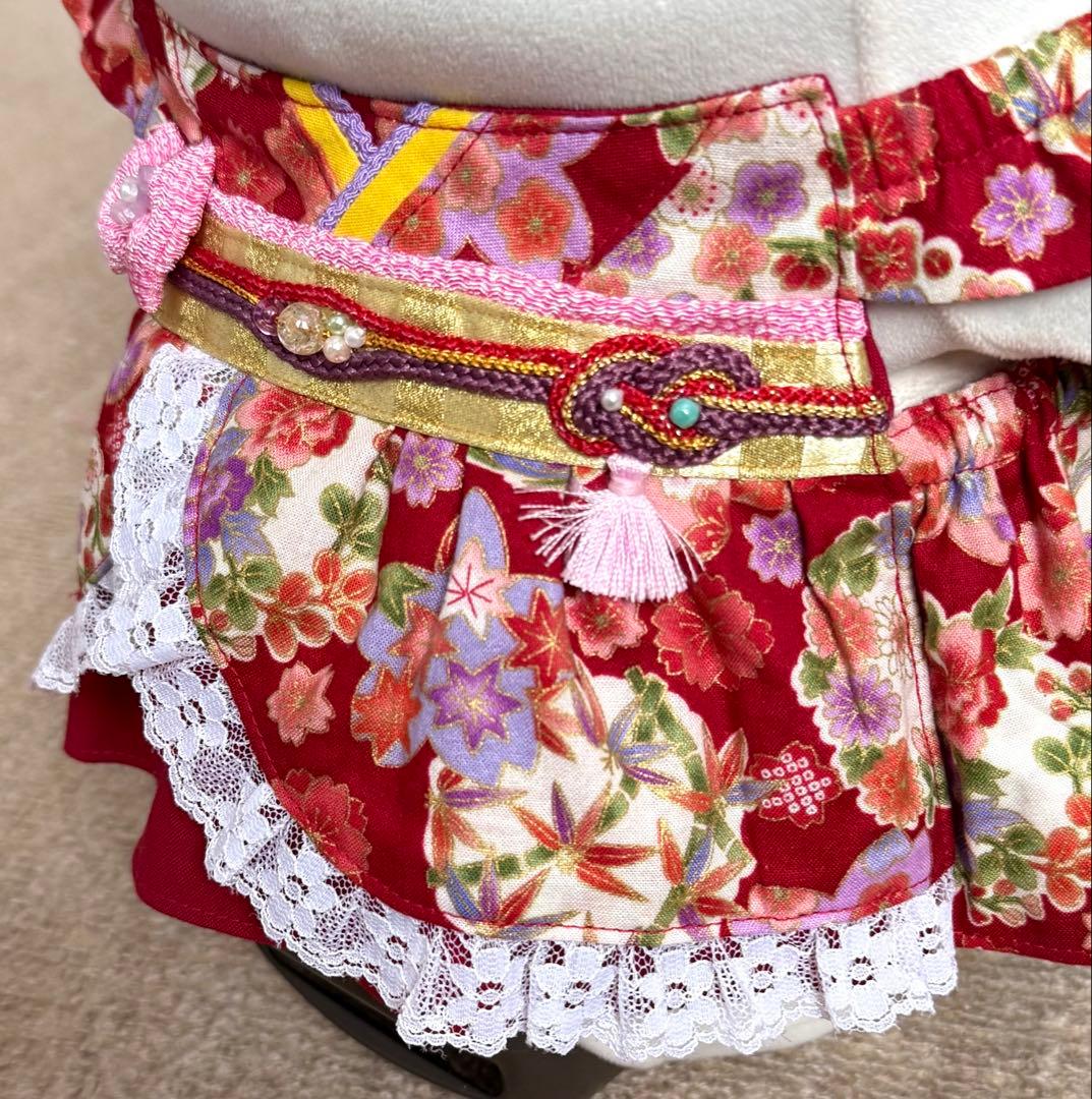 ラボット服　着物風ワンピースＤ　LOVOT ラボットハンドメイド