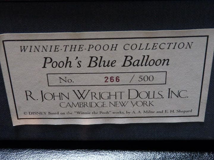 くまのプーさん R.John Wright テディベア　世界限定500