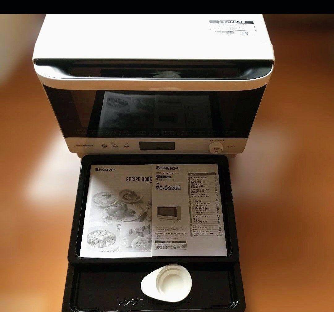 【ジャンク品】SHARP オーブンレンジ RE-SS26B-W 2021年製