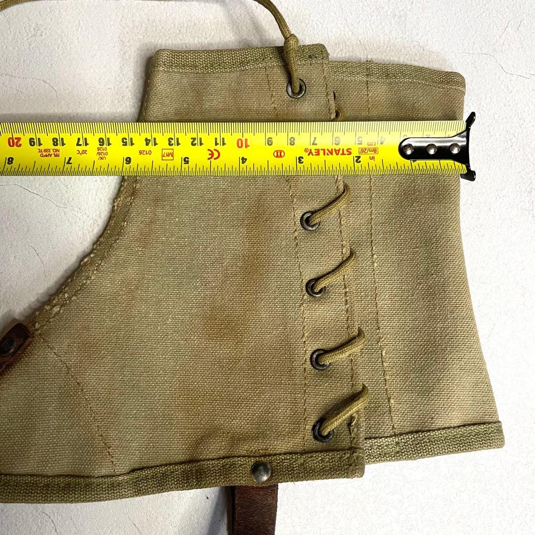 米軍実物 WWII M-1938 レギンス HOOD RUBBER メンテ済