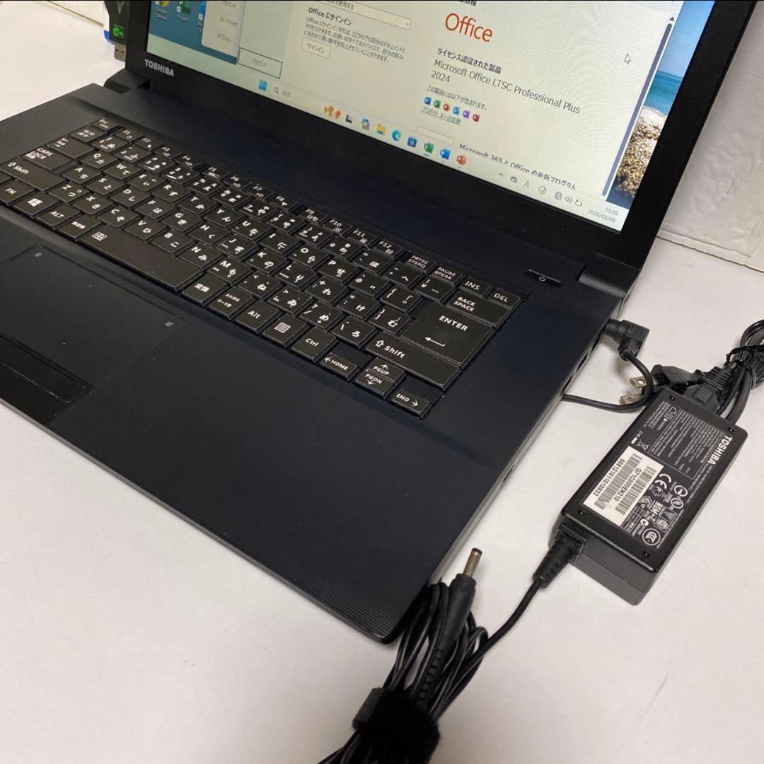 Windows11 オフィス付きサクサク起動SSD USB Wi-Fi付き　東芝