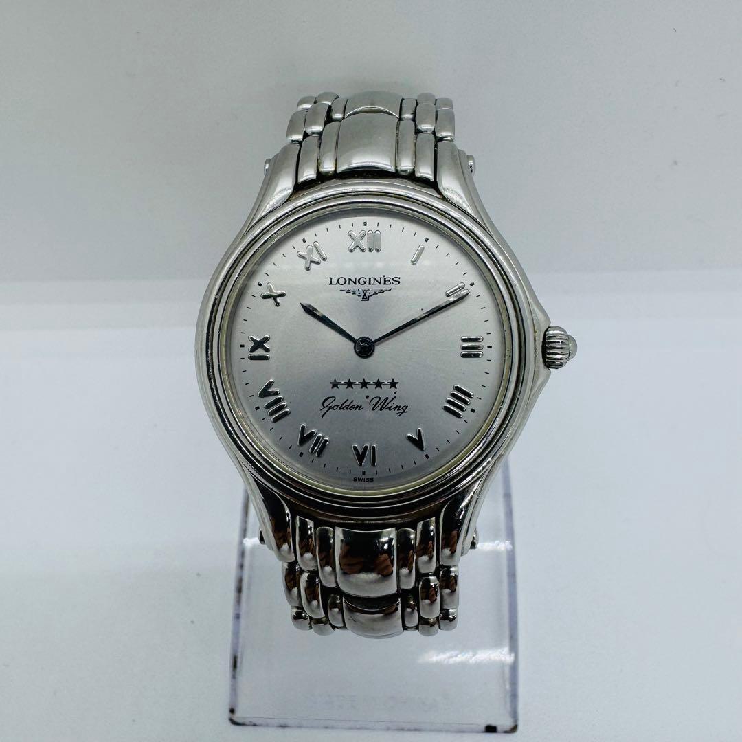 ✨LONGINES✨ロンジン✨ゴールデンウィング✨シルバー✨クォーツ✨腕時計✨