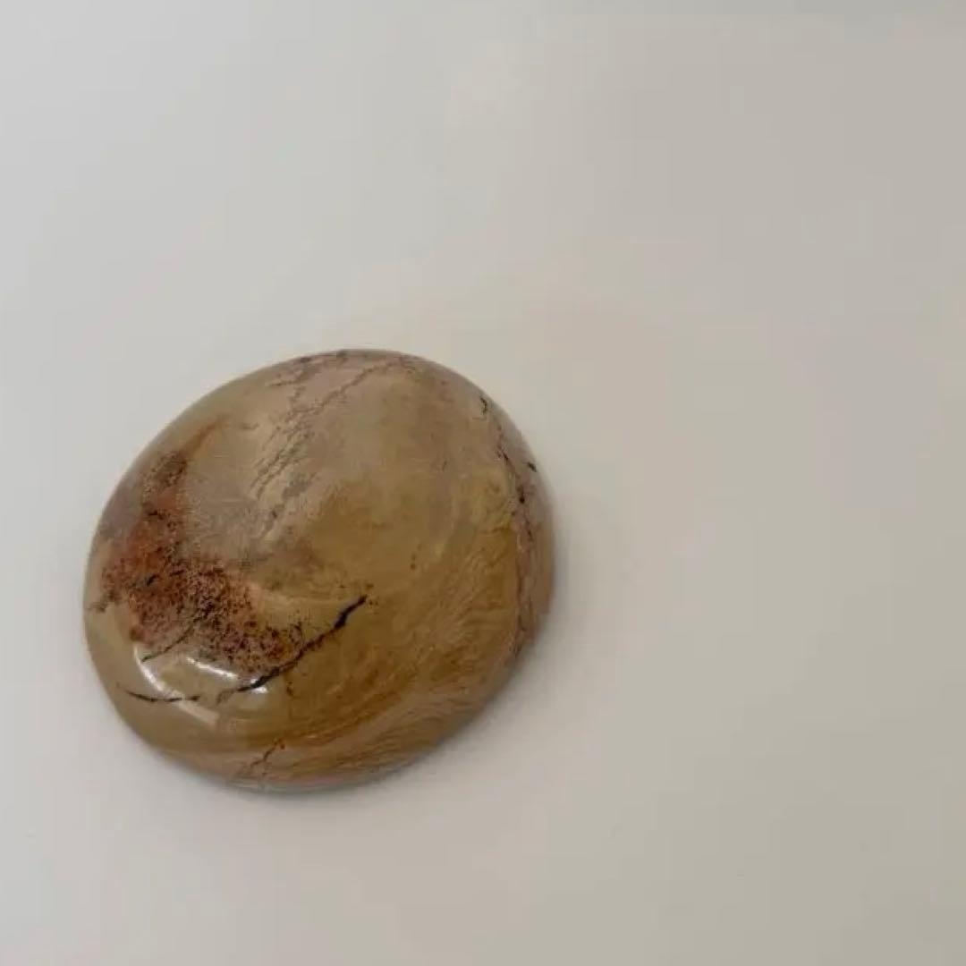 オーシャンジャスパー　天然石トレイ　小物入れ　スフィア台