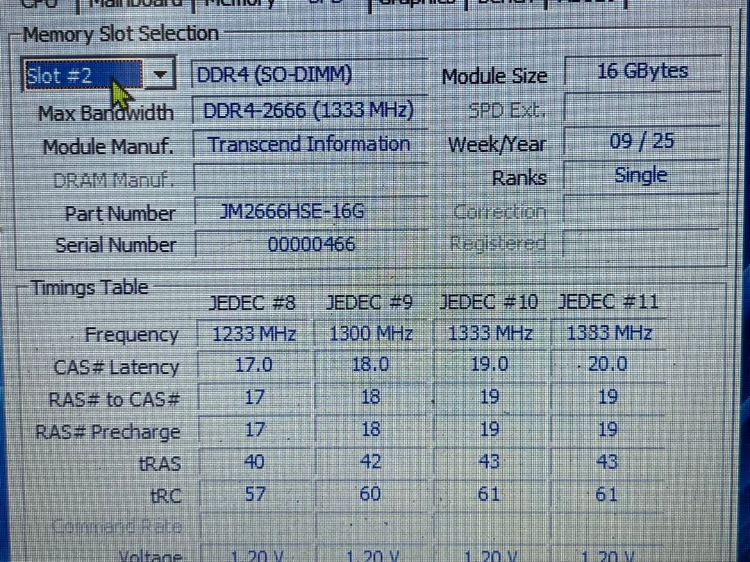 16Gメモリーバラ売り16枚