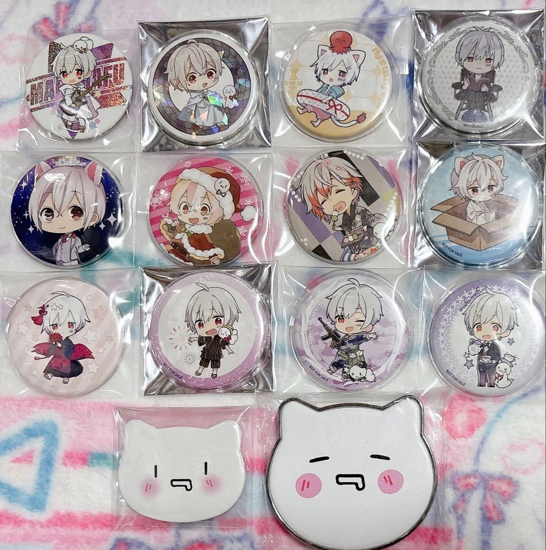 まふまふ 缶バッジ まとめ売り 90点 おまけ付き