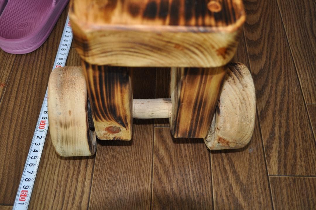 木製 犬の形 ハンドメイド 子供用椅子