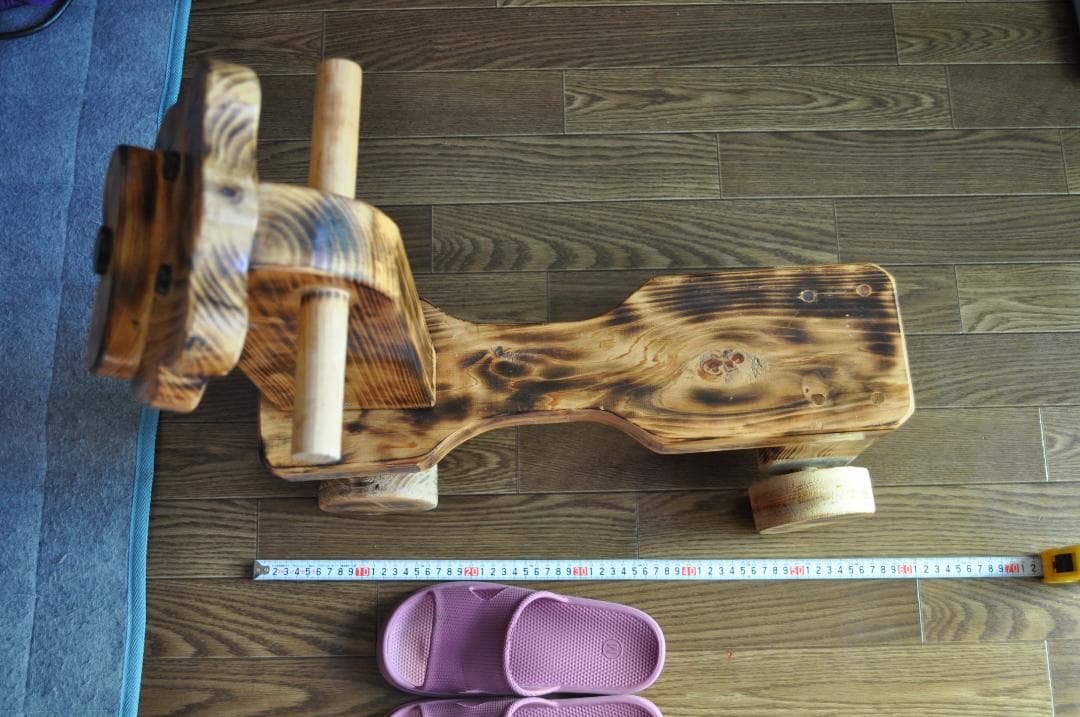 木製 犬の形 ハンドメイド 子供用椅子