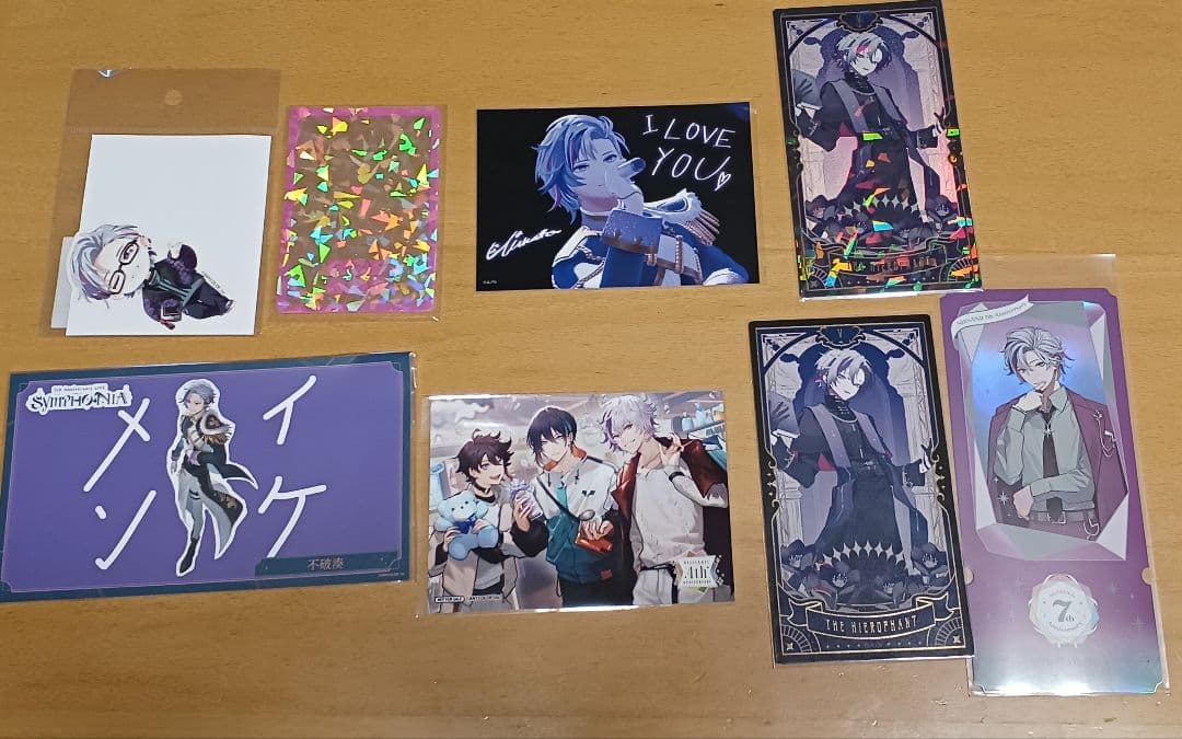 不破湊 黛灰 にじさんじ アクリルキーホルダー チケット風カード