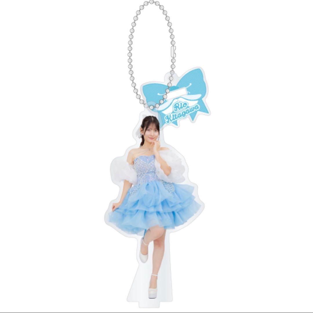 北川莉央　卒業記念　フィギュアスタンドキーホルダー　FSK2種　写真ポストカード