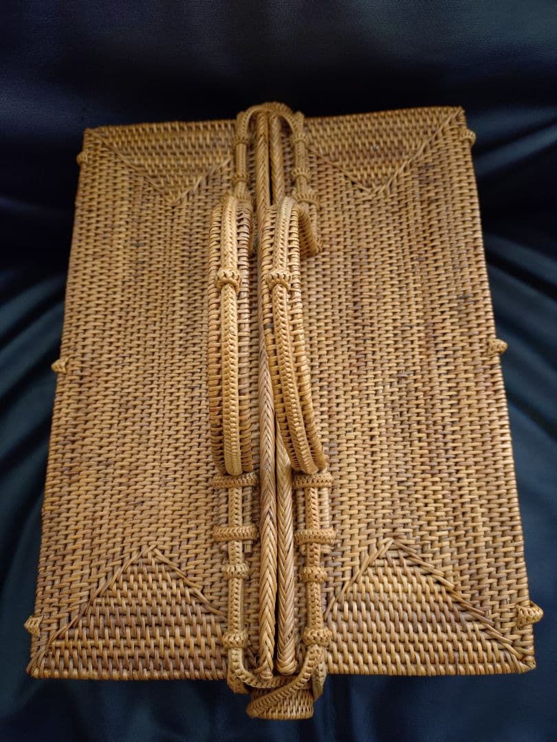 【バリ島アタ製】ハンドメイド かご バスケット バッグ