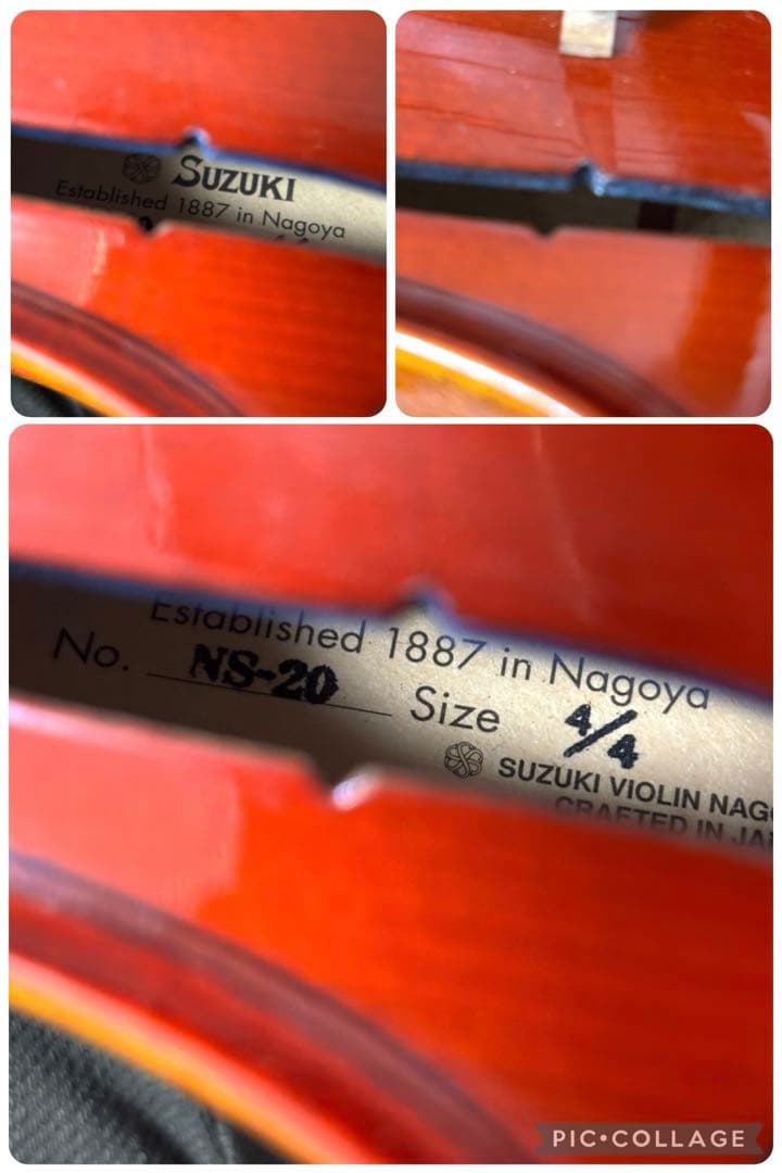 【付属品多数】スズキ　バイオリン　NS-20 No.230 4/4