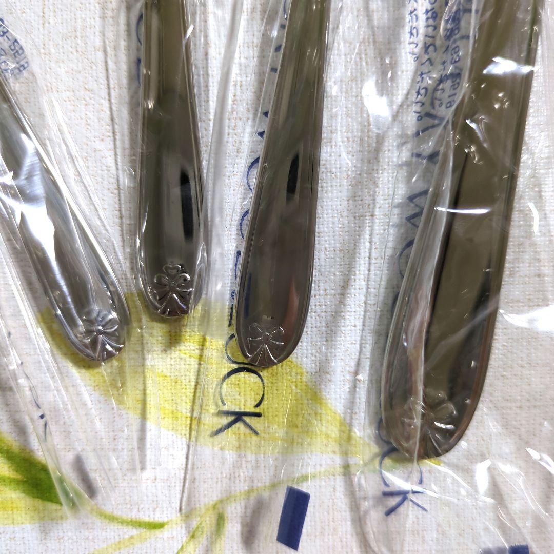 【新品】LUCKY WOOD カトラリー 22本セット 18-10ステンレス