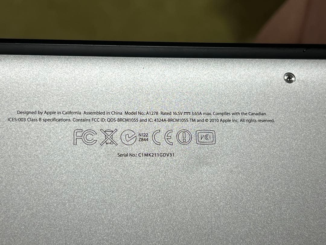 MacBook Pro Mid 2012 i7 メモリ8G HDD