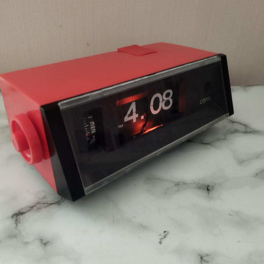 COPAL パタパタ時計 昭和レトロ RP244 オレンジ 50/60Hz