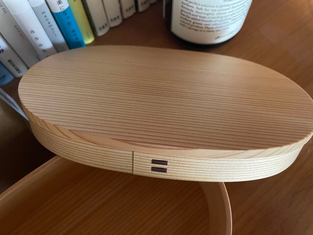 大館工芸社　小判弁当　曲げわっぱ（中）仕切りなし　未使用、水洗いのみ