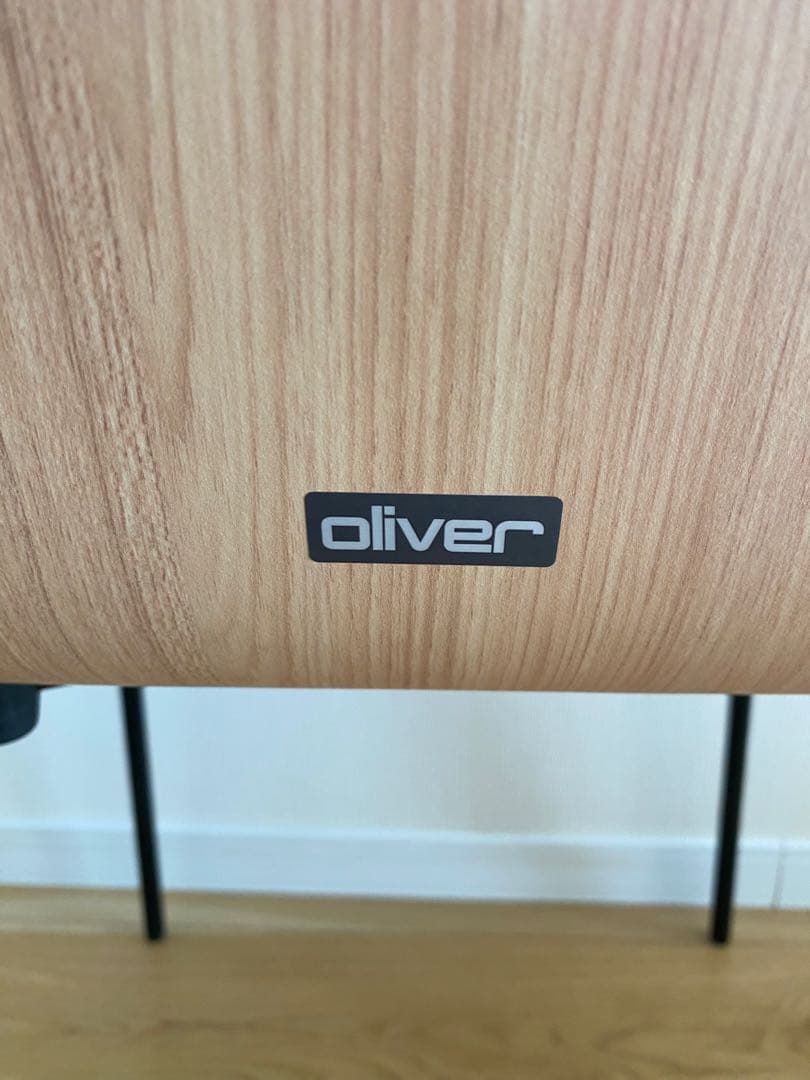 OLIVER スタッキングチェア ナチュラル 木製 2脚セット