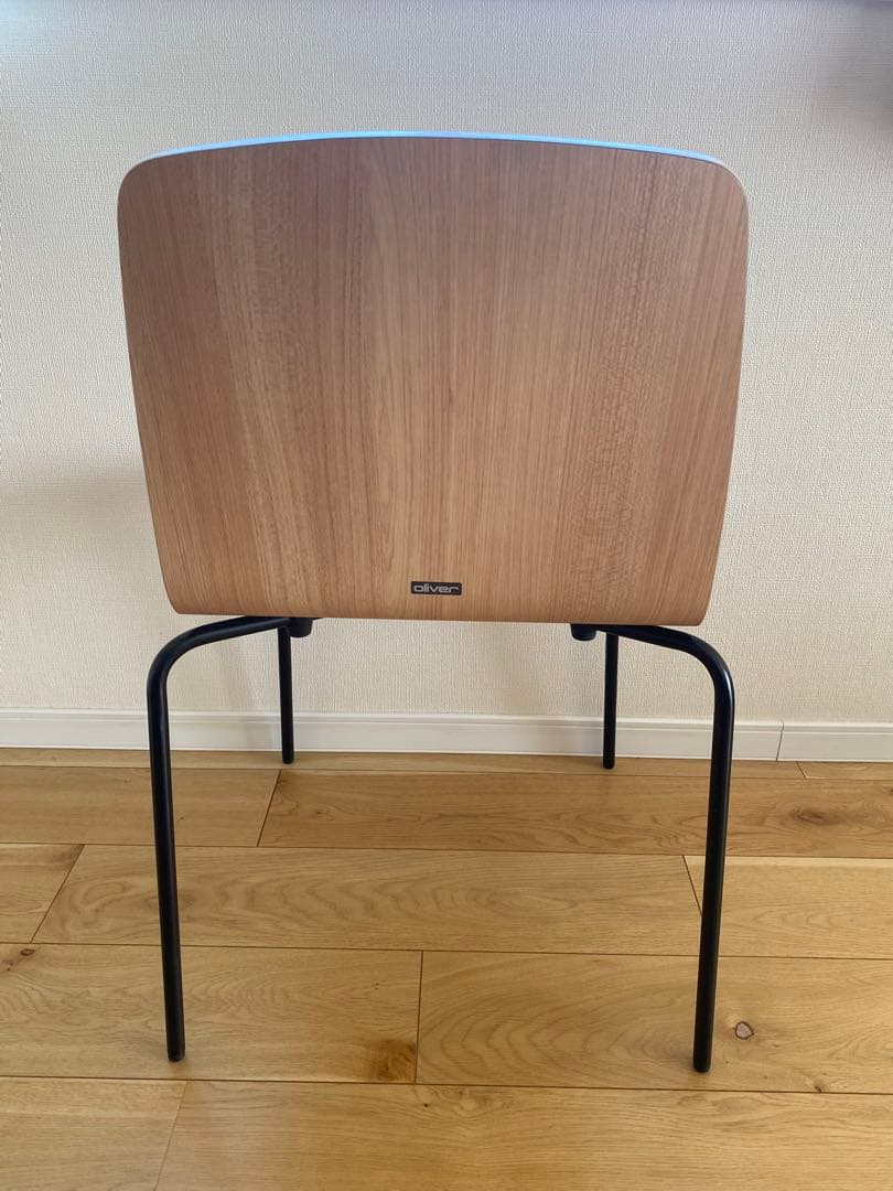 OLIVER スタッキングチェア ナチュラル 木製 2脚セット