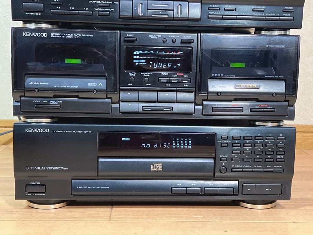 KENWOOD ケンウッド シリーズ　コンポセット稀少　ステレ ジャンク品