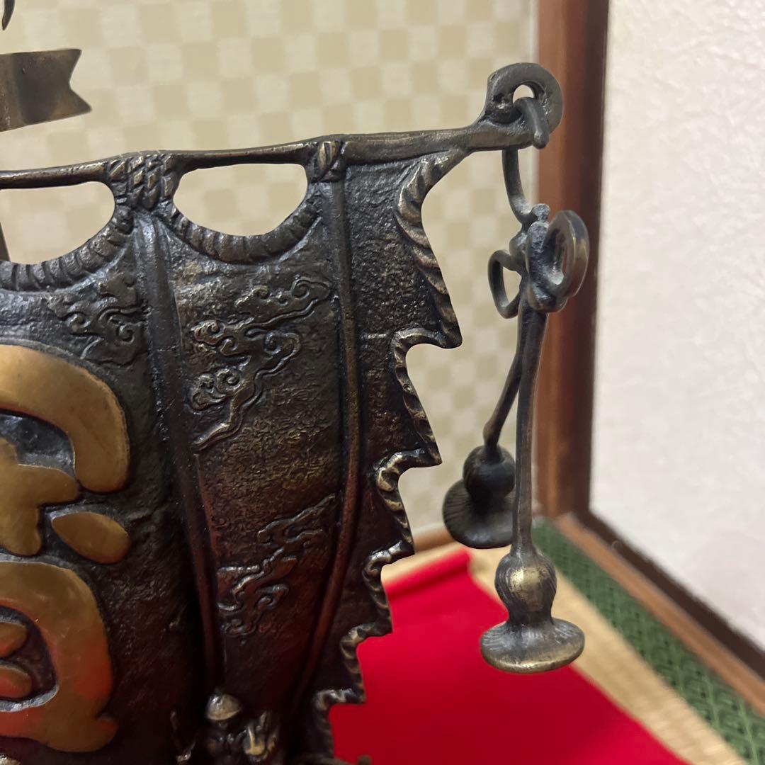 骨董品　旧家蔵出　宝船　七福神　古銅製5.4kg