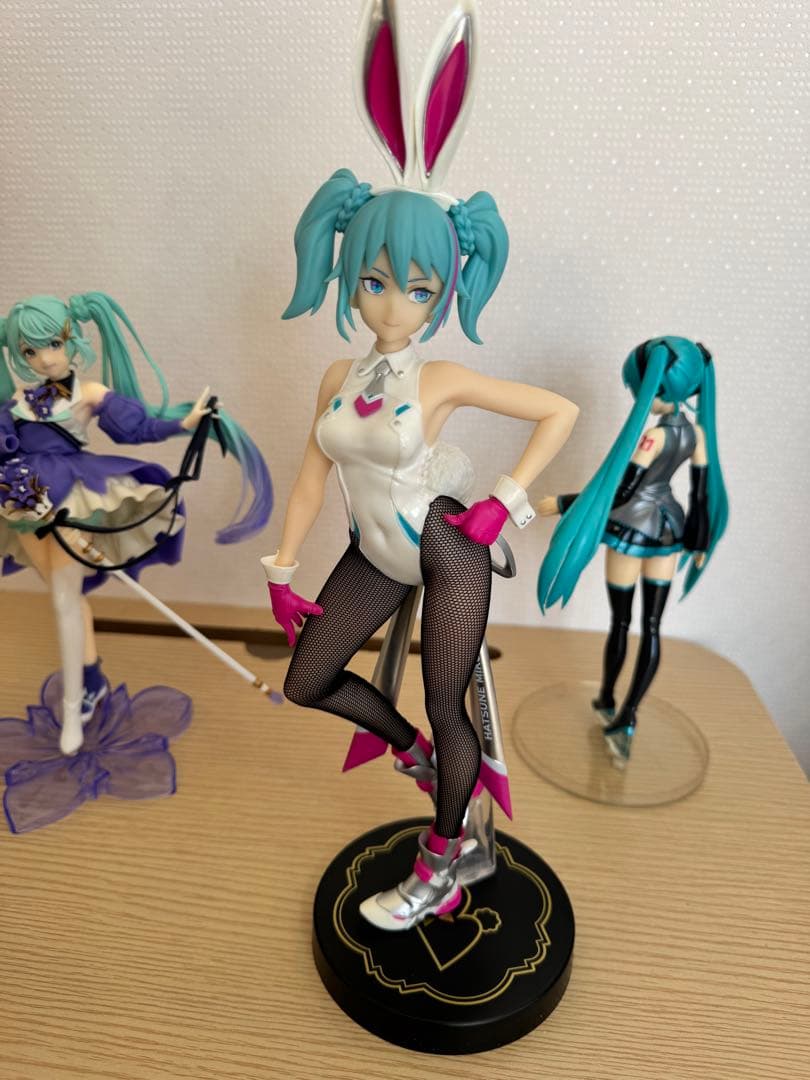 初音ミク4体セット （スーパープレミアム／AMP+／BiCute／ままま式あぴ）