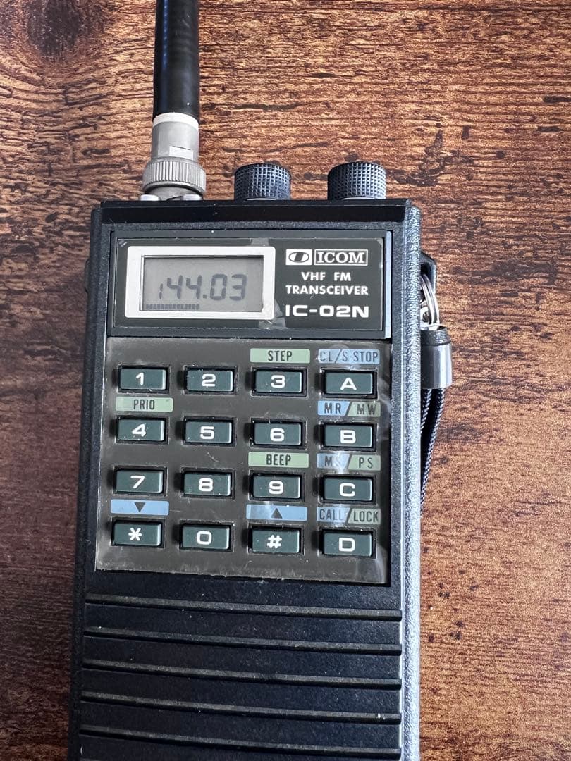 ICOM IC-02N 144MHz FMトランシーバー